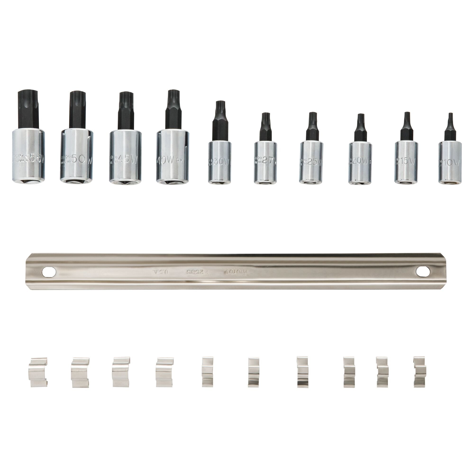 oct様 1/4 in. & 3/8 in. Drive Torx® Bit Set (10 pc.) | PROTO