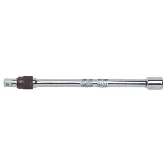 PROTO J4761L chrome extension bar with knurled grip, photography on white background.