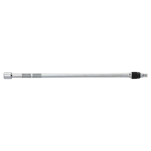 PROTO J4762L chrome extension bar with knurled grip, photographed flat on white background, hand tool accessory.