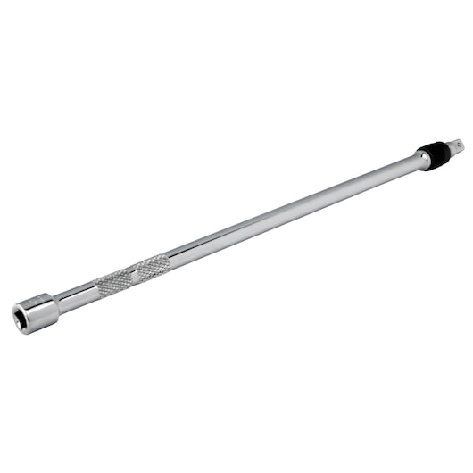 PROTO J4762L chrome socket extension bar with knurled grip, photographed on white background.