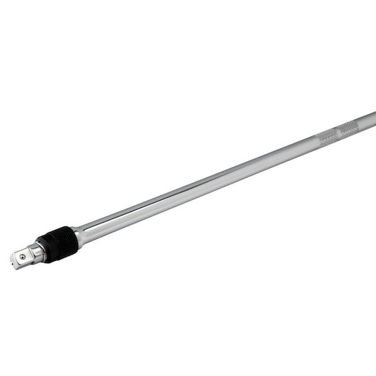 PROTO J4762L long chrome extension bar with knurled grip, shown at an angle on white background, hand tool.