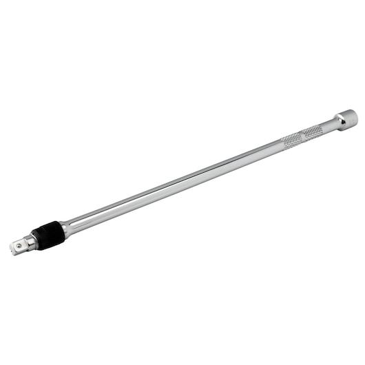 PROTO J4762L chrome extension bar with knurled grip, photographed on white background.