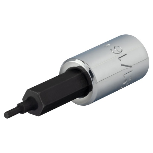 PROTO J47701/16 hex bit socket with chrome finish, angled view on white background.