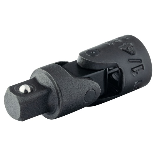 PROTO J4770AB black steel universal joint for socket wrench, angled view on white background.