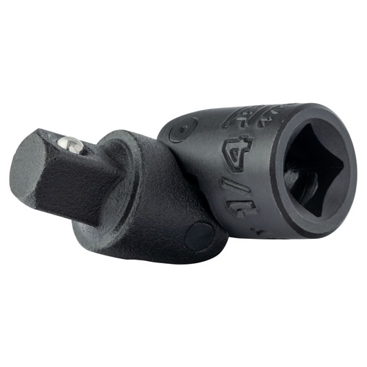 PROTO J4770AB black universal joint socket adapter, close-up angle on white background.