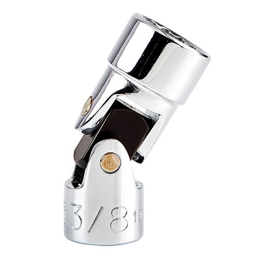 PROTO J4773TA chrome universal joint socket, photography, angled view on white background.