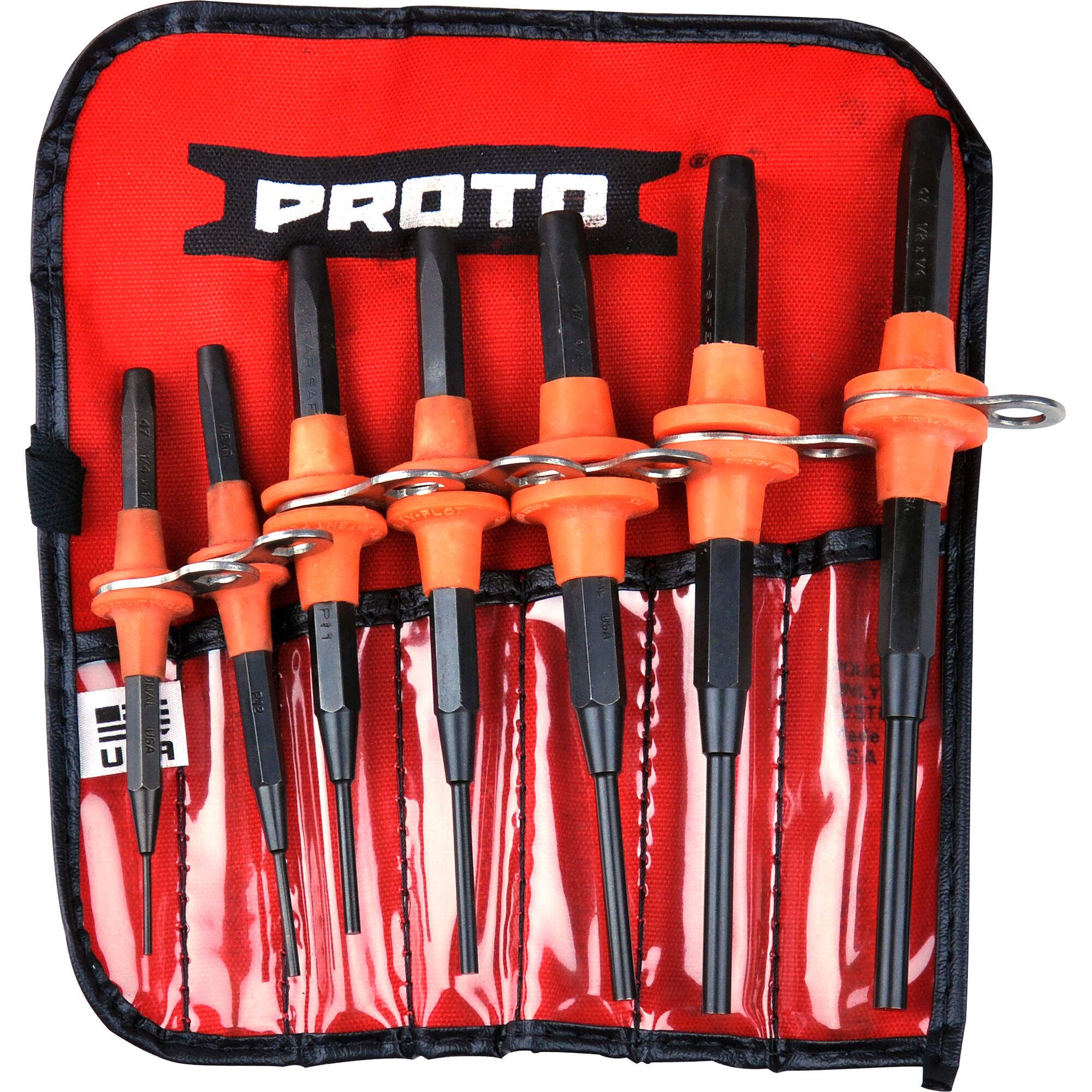 PROTO® Tether-Ready Pin Punch Set (7 pc.) | PROTO