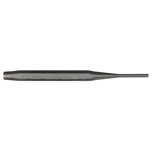 PROTO J48018 steel pin punch tool, side angle on white background.