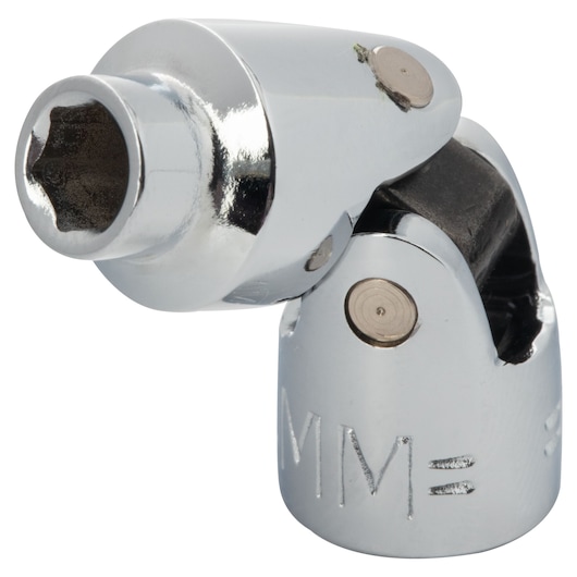 PROTO J4805AM chrome universal joint socket adapter close-up on white background.