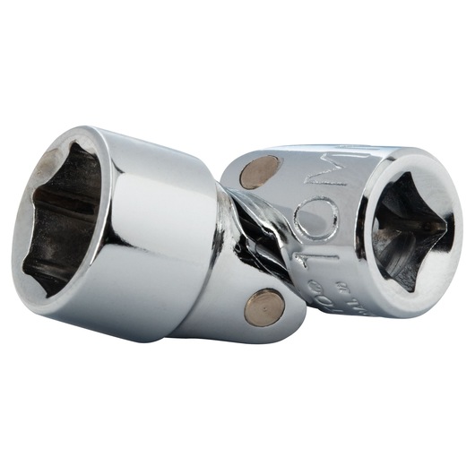 PROTO J4810AM chrome universal joint socket, photography, close-up on white background.