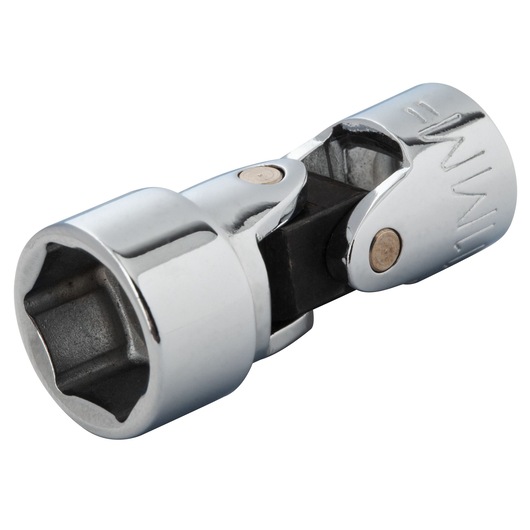 PROTO chrome universal joint socket J4811AM, close-up angled view on white background.