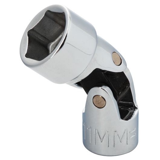 PROTO J4811AM chrome universal joint socket, 11mm size, angled view on white background