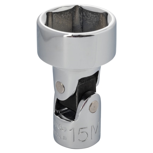 1/4 in. Drive 15mm 6-Point Universal Socket