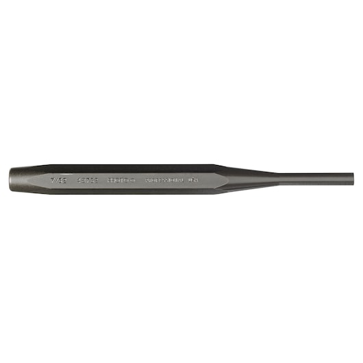 PROTO J48732 steel pin punch tool, side view on white background.