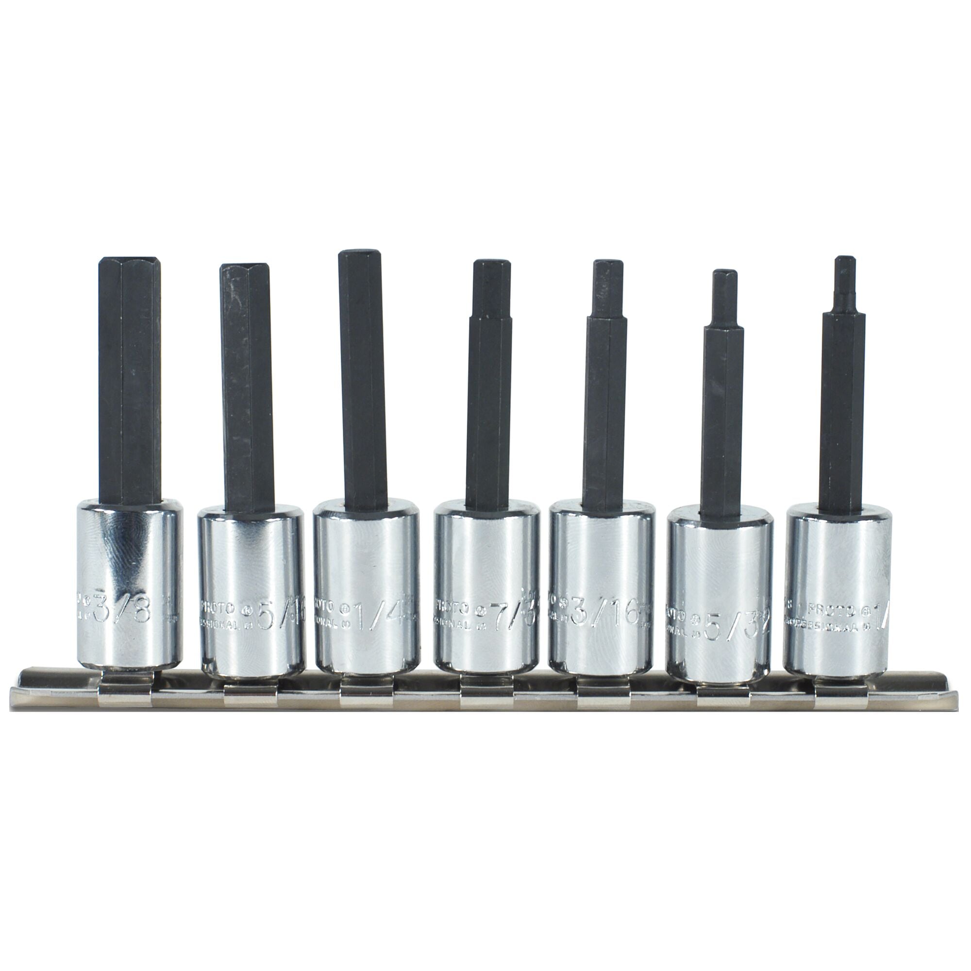 3/8 in. Drive Hex Bit Set (7 pc.) | PROTO