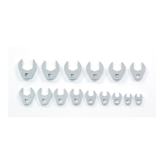 Proto® 3/8" Drive 15 Piece Crowfoot Wrench Set