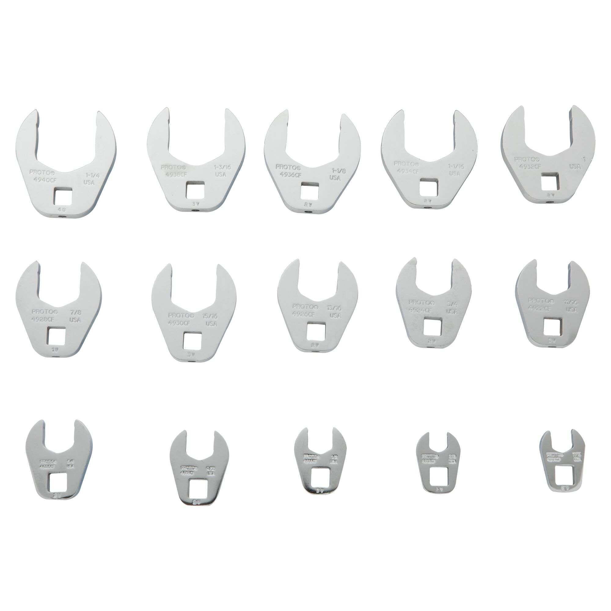 3/8 in. Drive Crowfoot Wrench Set (15 pc.) | PROTO