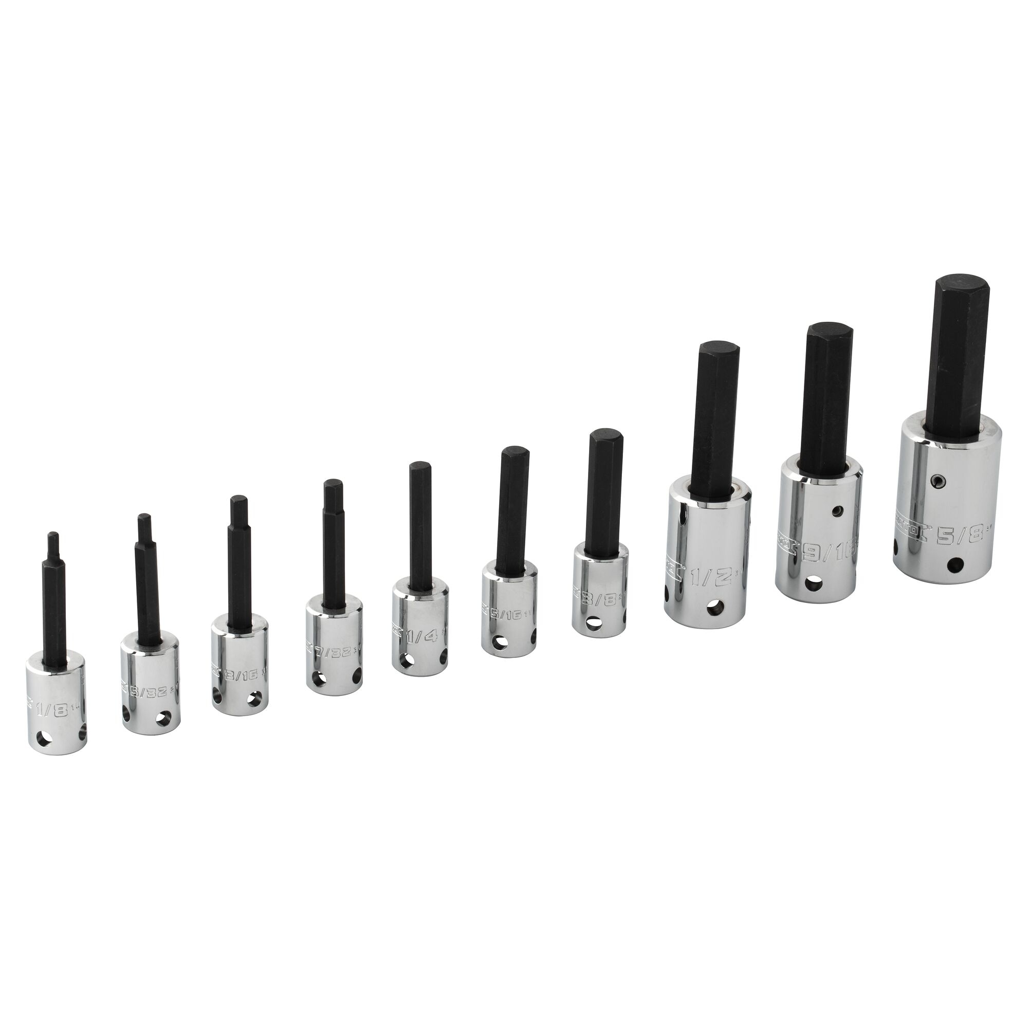 3/8 in. & 1/2 in. Drive Hex Bit Set (10 pc.) | PROTO