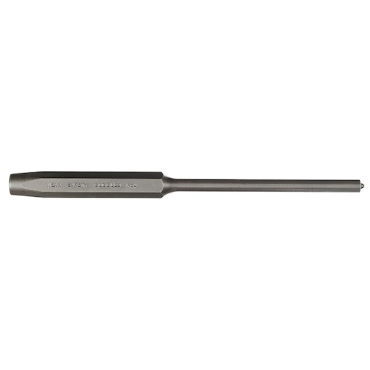 PROTO pin punch tool J49014S2, steel, side angle on white background