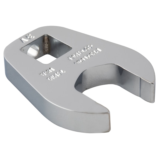 PROTO J4914MCF chrome open end crowfoot wrench, angled front view on white background.