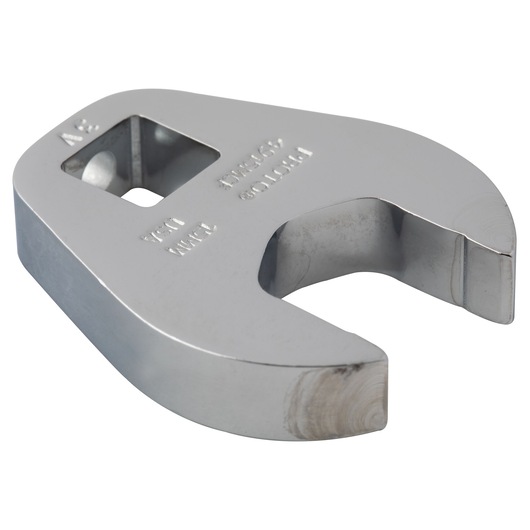 PROTO J4915MCF chrome open-end crowfoot wrench, angled product shot on white background.