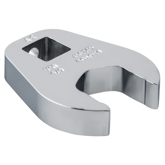 PROTO J4920CF chrome open-end crowfoot wrench, 3/8 inch, studio angle on white background.