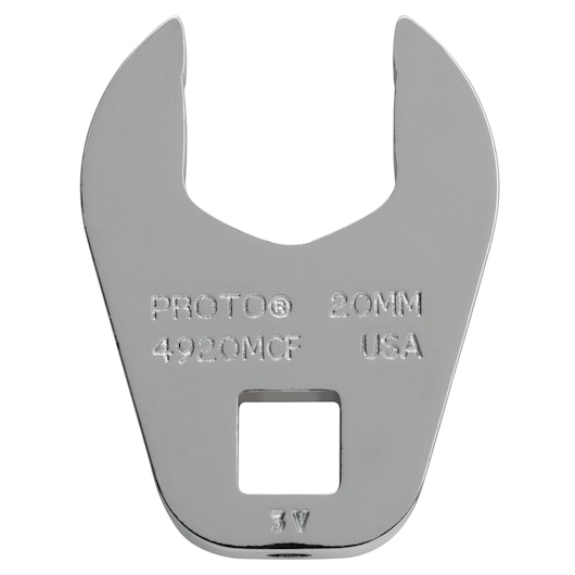 3/8 in. Drive 20mm Open End Crowfoot Wrench