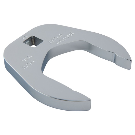 PROTO J4952CF chrome open-end crowfoot wrench on white background, 3/8 inch drive size.