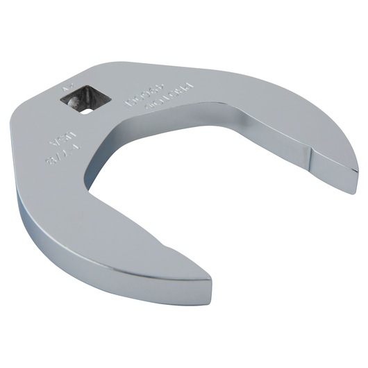 PROTO J4960CF chrome open-end crowfoot wrench, top angle on white background.