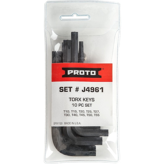 Proto® 10 Piece Torx® Key Set