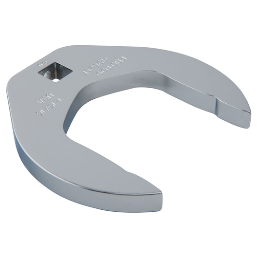 PROTO J4962CF chrome crowfoot wrench, open-end tool, angled view on white background