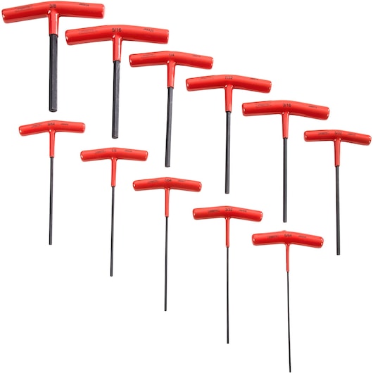 Proto® 11 Piece T-Handle Hex Key Set