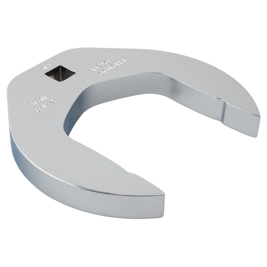 PROTO chrome finish crowfoot wrench J4972CF angled on white background.