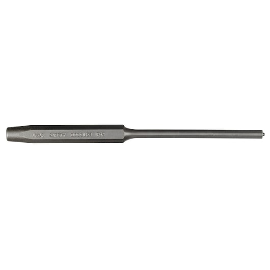 PROTO J49732S2 steel pin punch tool on white background, side angle view.
