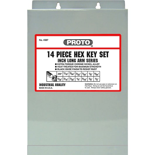 Proto® 14 Piece Long Hex Key Set