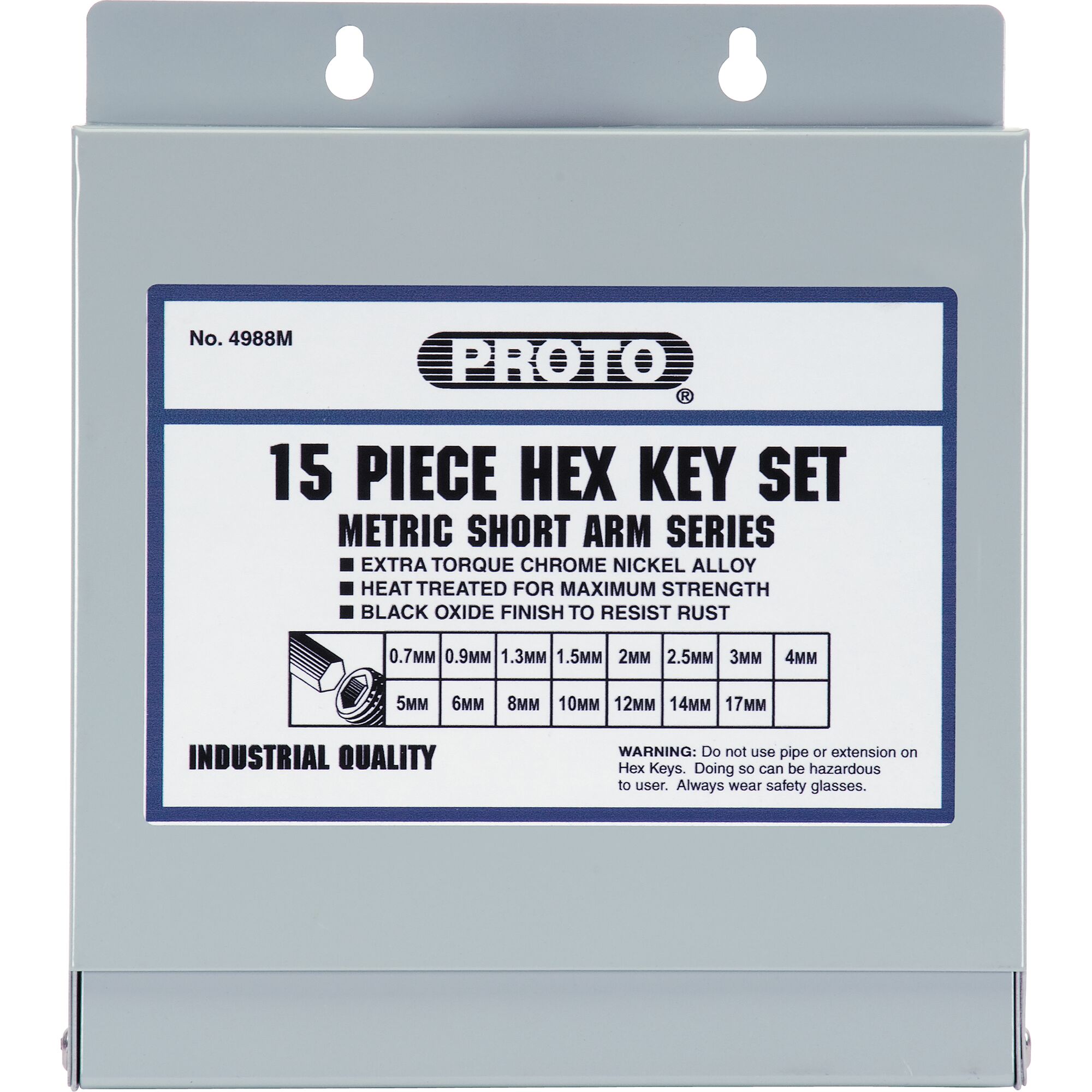 PROTO® Metric Hex Key Set (15 pc.) | PROTO