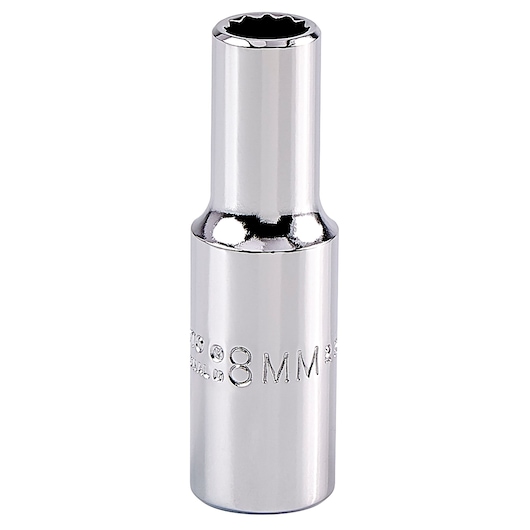 3/8 in. Drive 8mm 12-Point Deep Socket