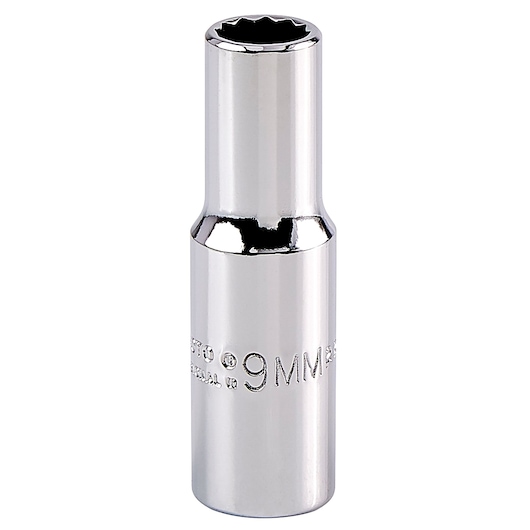 3/8 in. Drive 9mm 12-Point Deep Socket