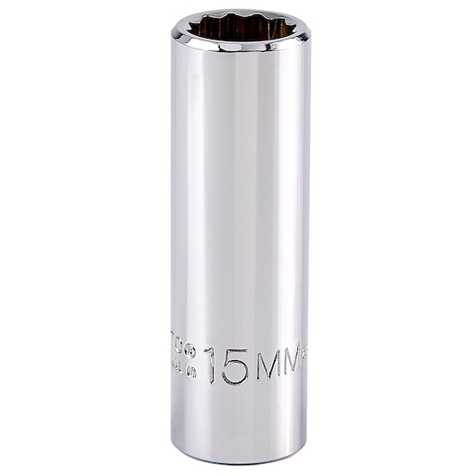 3/8 in. Drive 15mm 12-Point Deep Socket