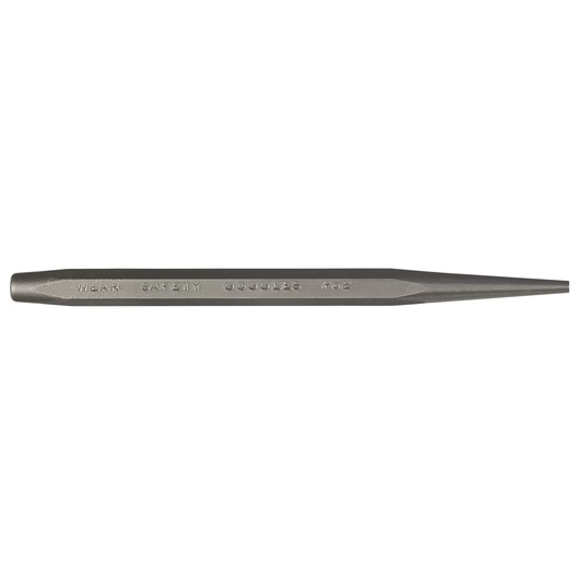 PROTO J505-16S2 steel drift punch tool, hexagonal handle, side view, on white background.