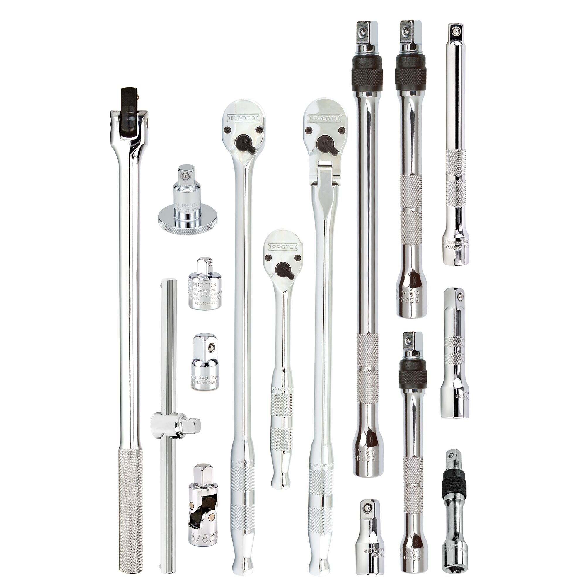 3/8 in. Drive Tools & Accessories Set With Full Polish Precision