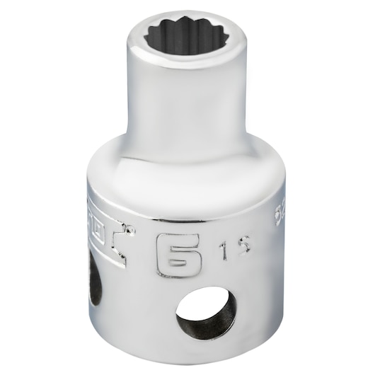 3/8 in. Drive 6mm 12-Point Tether-Ready Socket