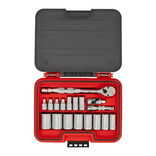 3/8 in. Drive SAE 12-Point AERO Socket Set (19 pc.)
