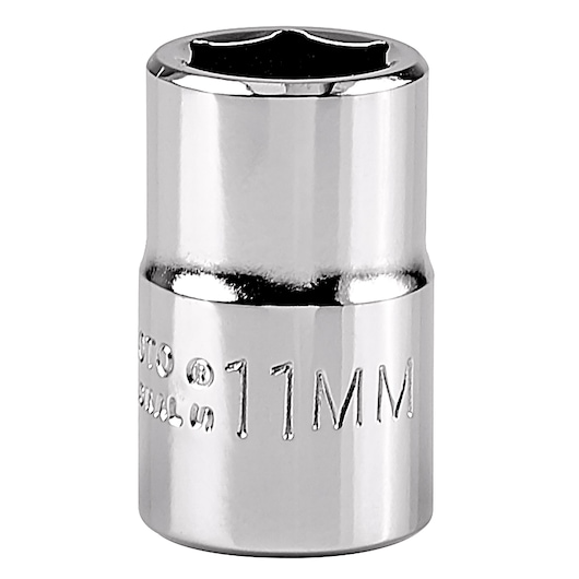 3/8 in. Drive 11mm 6-Point Socket