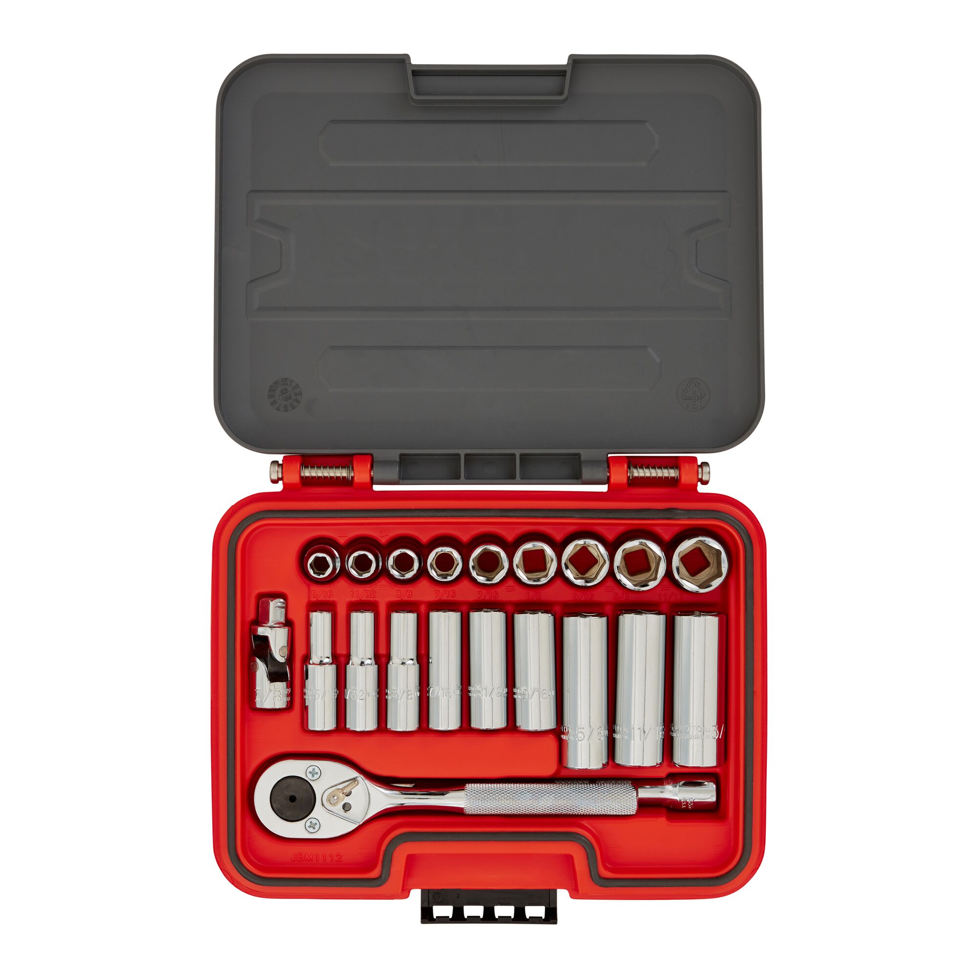 PROTO® Advanced Storage 3/8 in. Drive SAE 6-Point Set (21 pc.) | PROTO