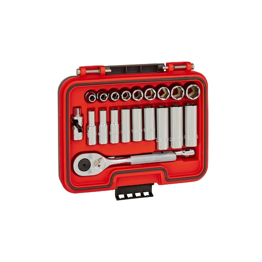 Proto® Advanced Storage 3/8 in. Drive SAE 6 pt. Set Container (21 pc.)