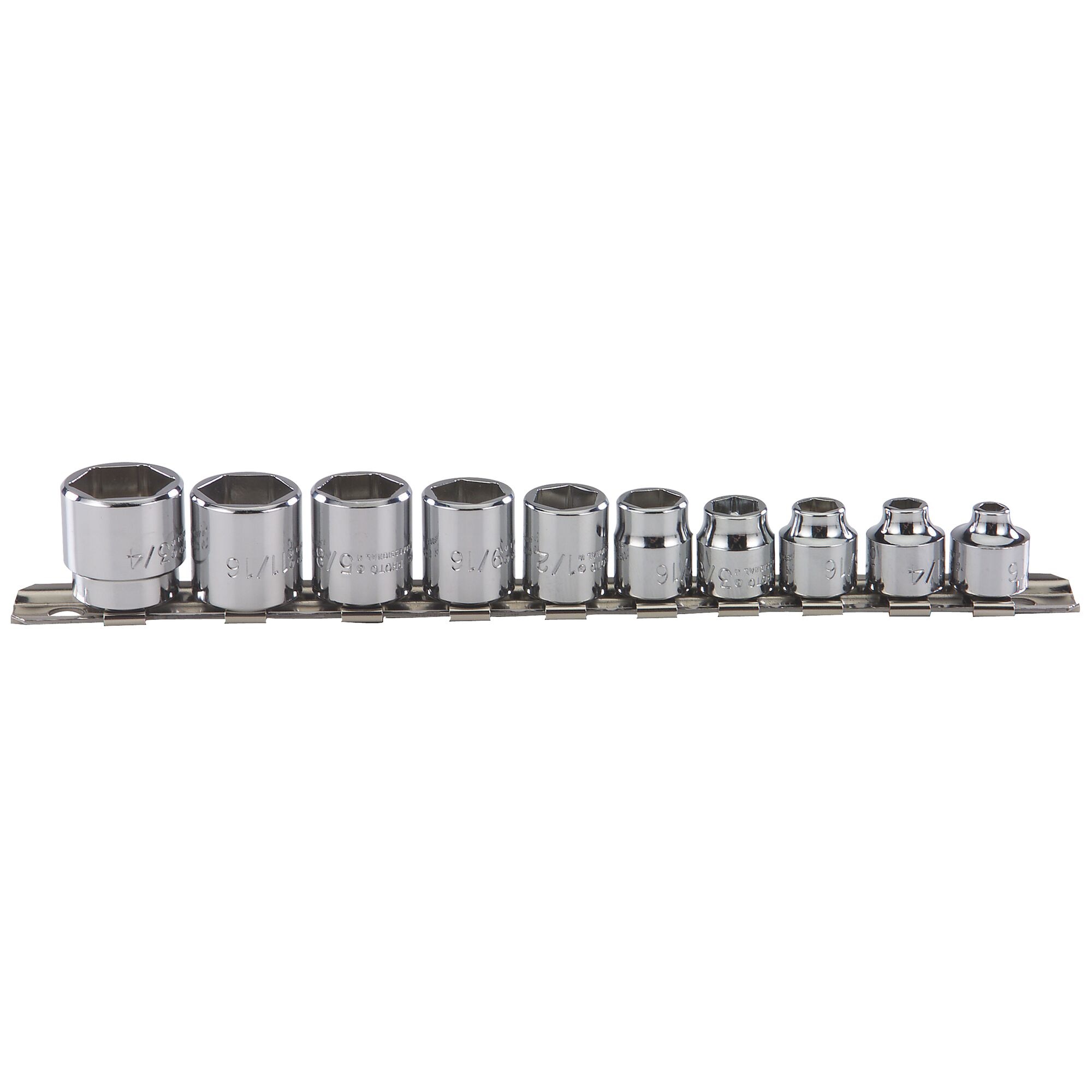 3/8 in. Drive 6-Point Super Short Socket Set (10 pc.) | PROTO