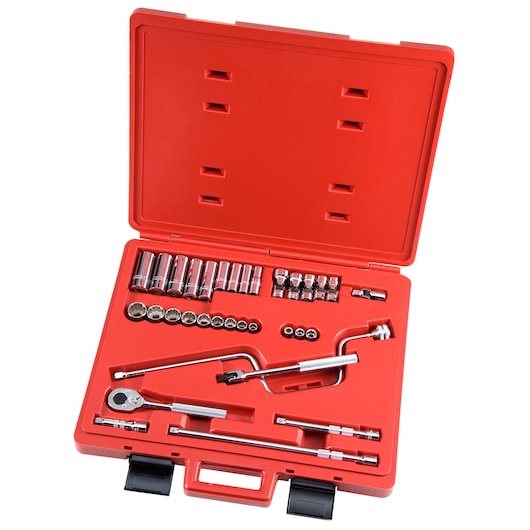 3/8 in. Drive 8 & 12-Point Combination Socket Set (33 pc.)