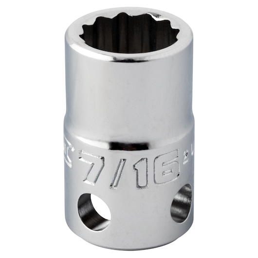 3/8 in. Drive 7/16 in. 12-Point Standard Socket