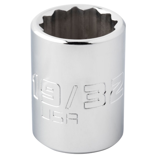 3/8 in. Drive 19/32 in. 12-Point Socket